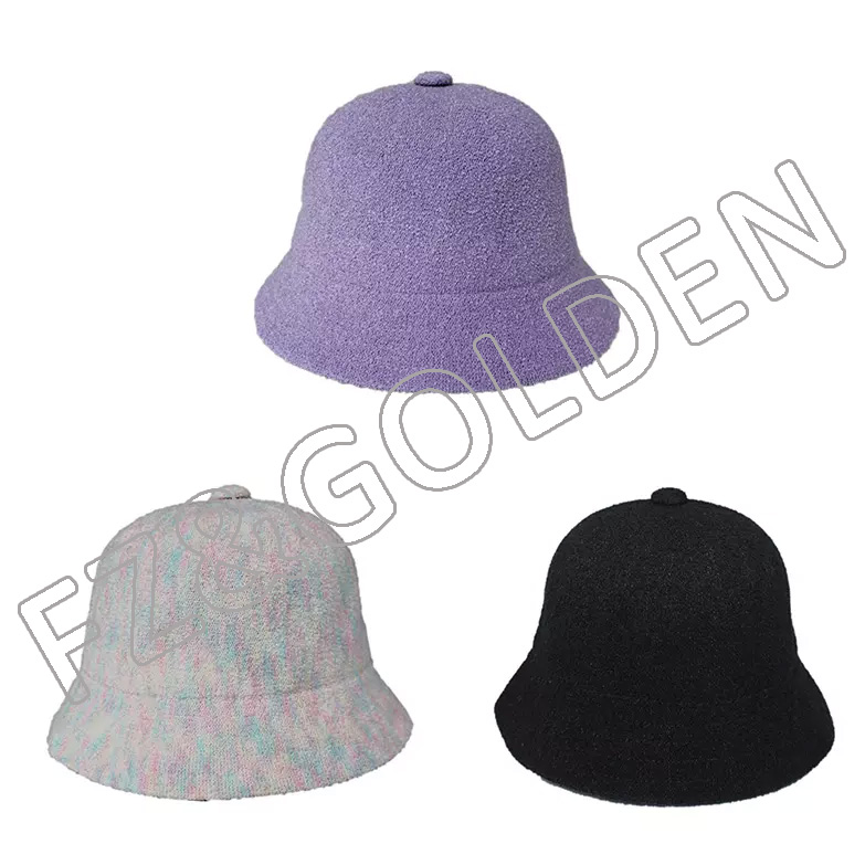 OEM/ODM Outdoor Hat Suppliers - 
 wholesale plain designer reversible blank terry towel custom logo finsherman fishing fishman bucket hat  - FUZHI
