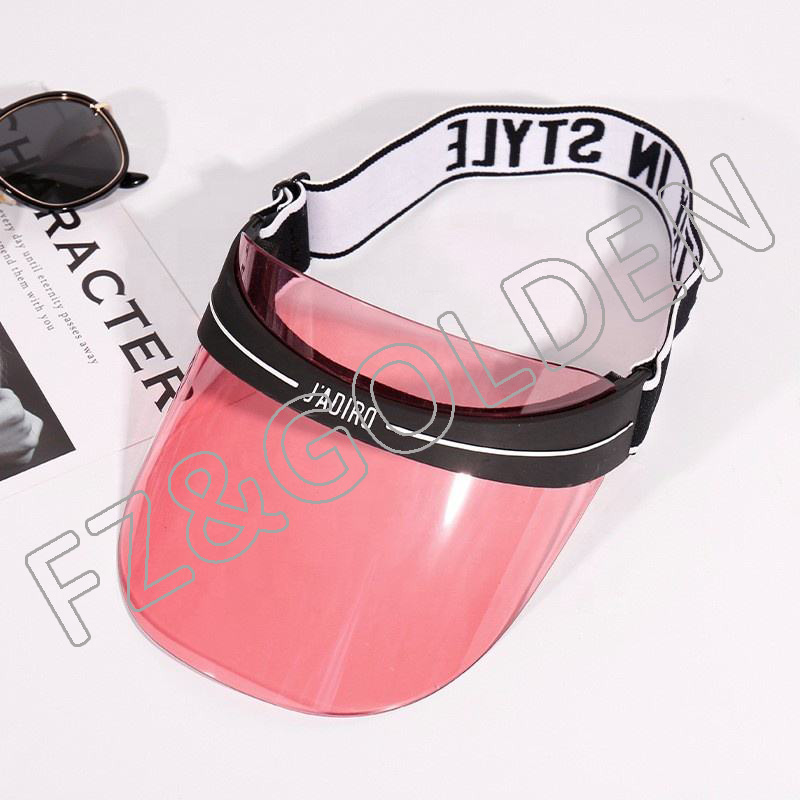 Best-Selling Custom Cap Manufacturer -   Candy Color UV Protection Sports Outdoor Activities Plastic Sun Visor  - FUZHI