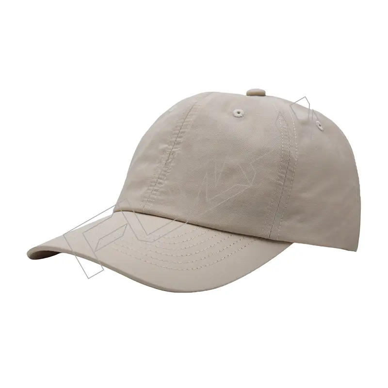 FZSC-2004 6 panel sport cap outdoor casual quick drying super light baseball cap solid color baseball cap with curved brim