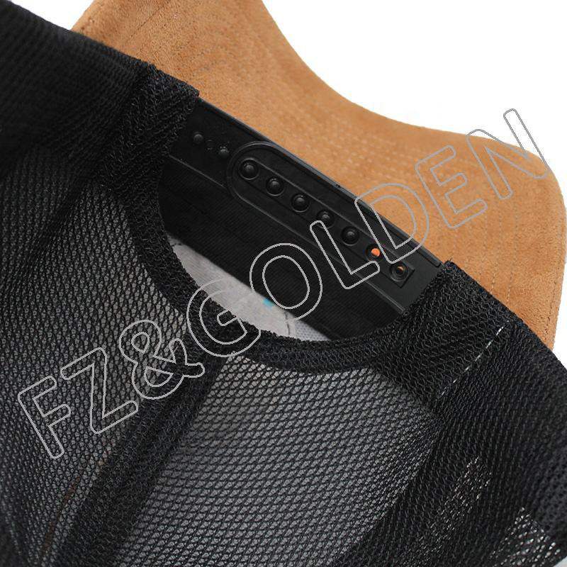 Wholesale Racing Cap Manufacturer - 
 Factory Cheap Vintage Trucker Baseball 5 Panel Custom Suede Mesh Cap  - FUZHI