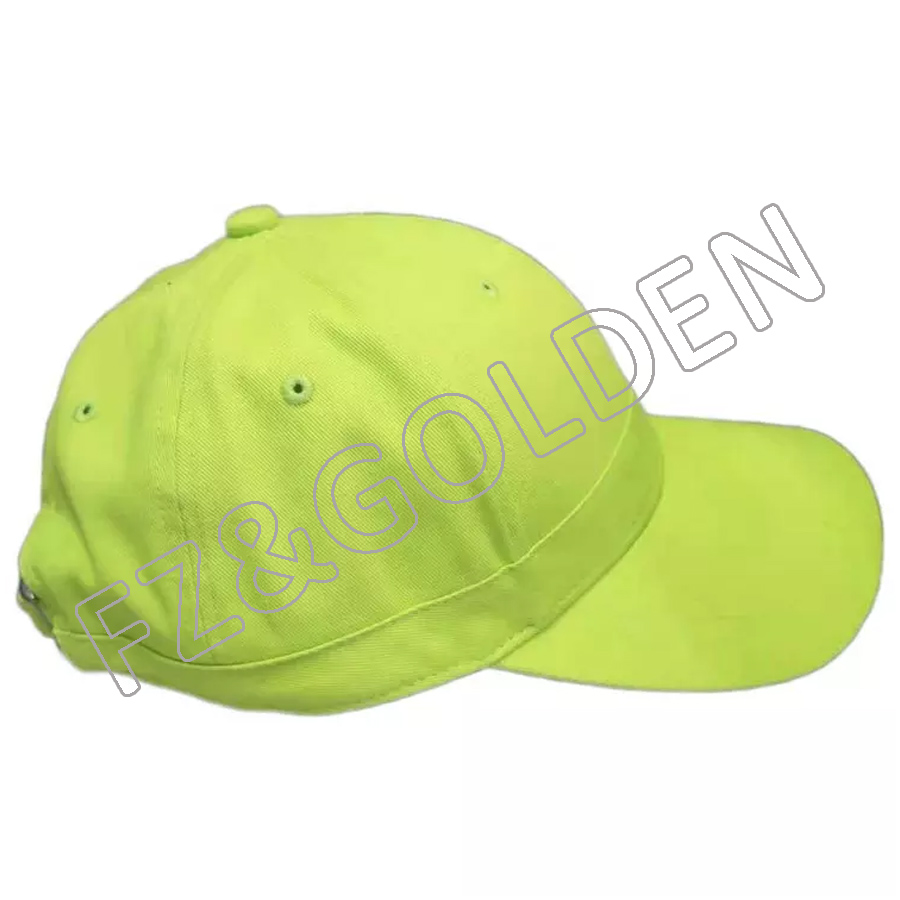 OEM/ODM Denim Baseball Cap Manufacturer - 
 New Arrival lime green baseball cap  - FUZHI
