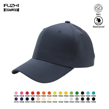 FZBC-6308 6 panel water repellent casual cap waterproof cap