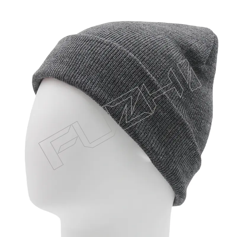 FZSC-3021 Customized men and women’s  winter warm knitted beanie scarf glove set outdoor weatherproof acrylic knitted beanie scarf  glove