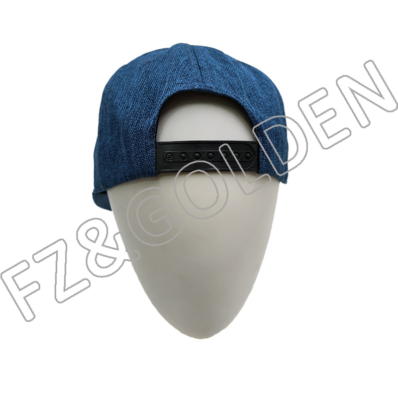 Export Bike Cap Factory - 
 5 Panel  Embroidery Logo Snapback Cap  - FUZHI