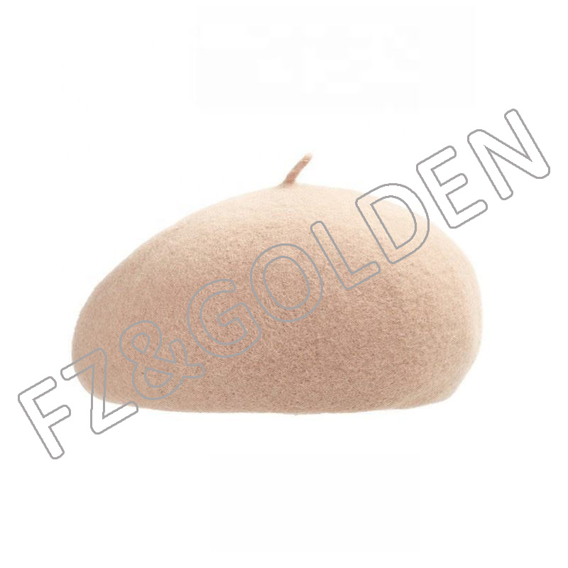 OEM/ODM Fur Bucket Hat Manufacturers - 
 New Arrival Wool Warm Knit French Paris Beret Hat for Women  - FUZHI