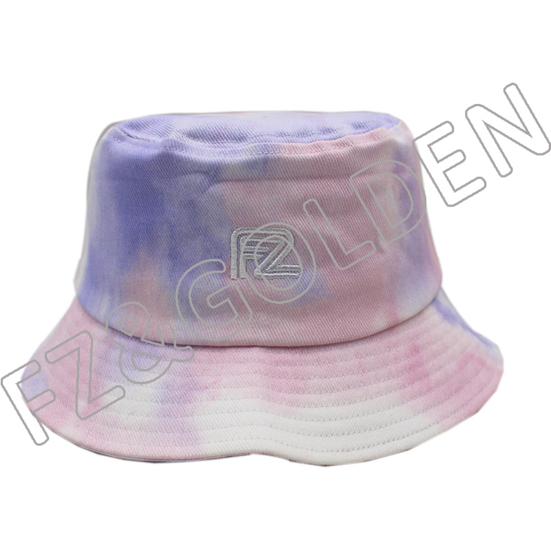 Export Packable Hat Manufacturer - 
 100% Cotton Tie-dyed Adult Hat   - FUZHI