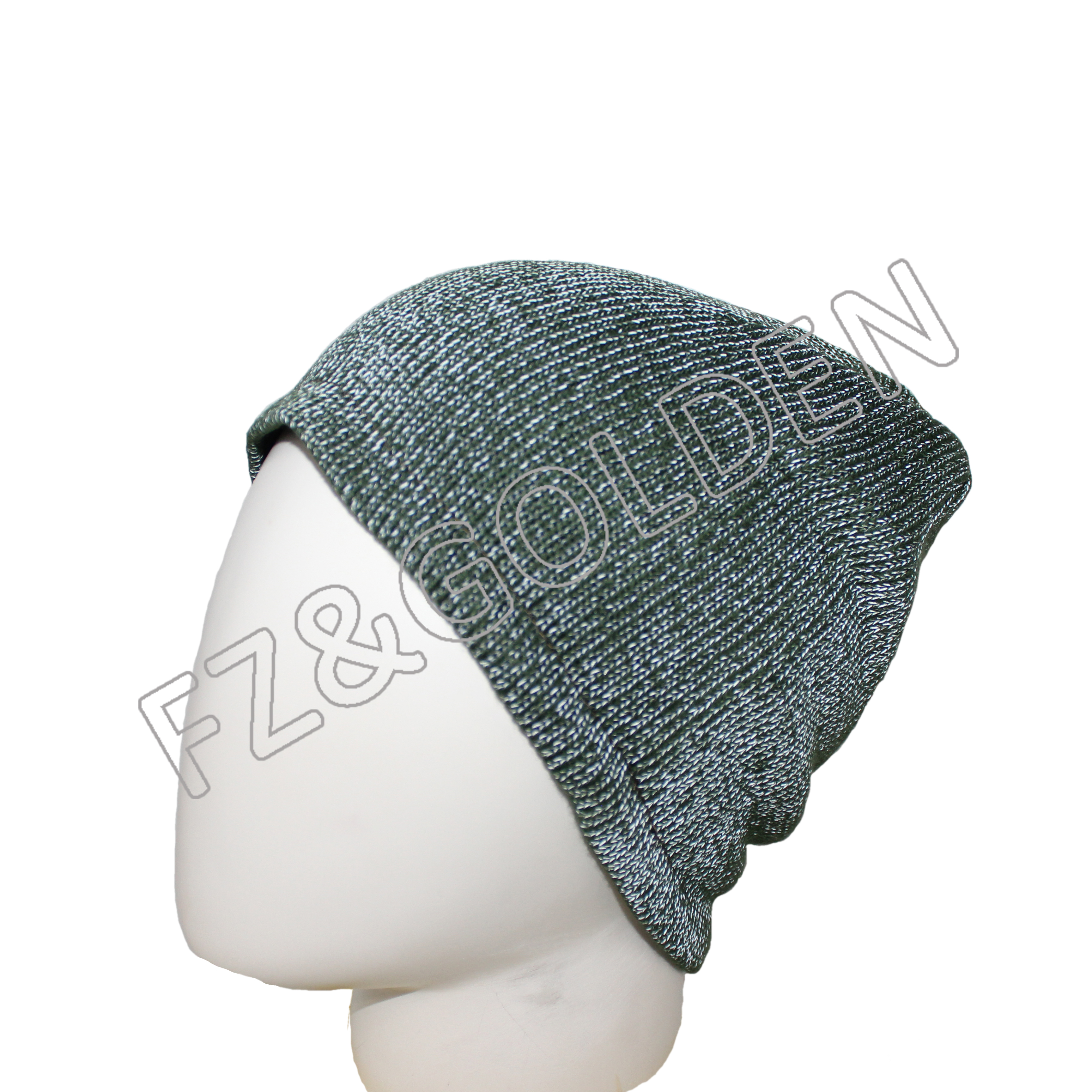 Wholesale Reflective Hat Manufacturer - 
 Reflective Unisex Acrylic Knitted Beanie  - FUZHI