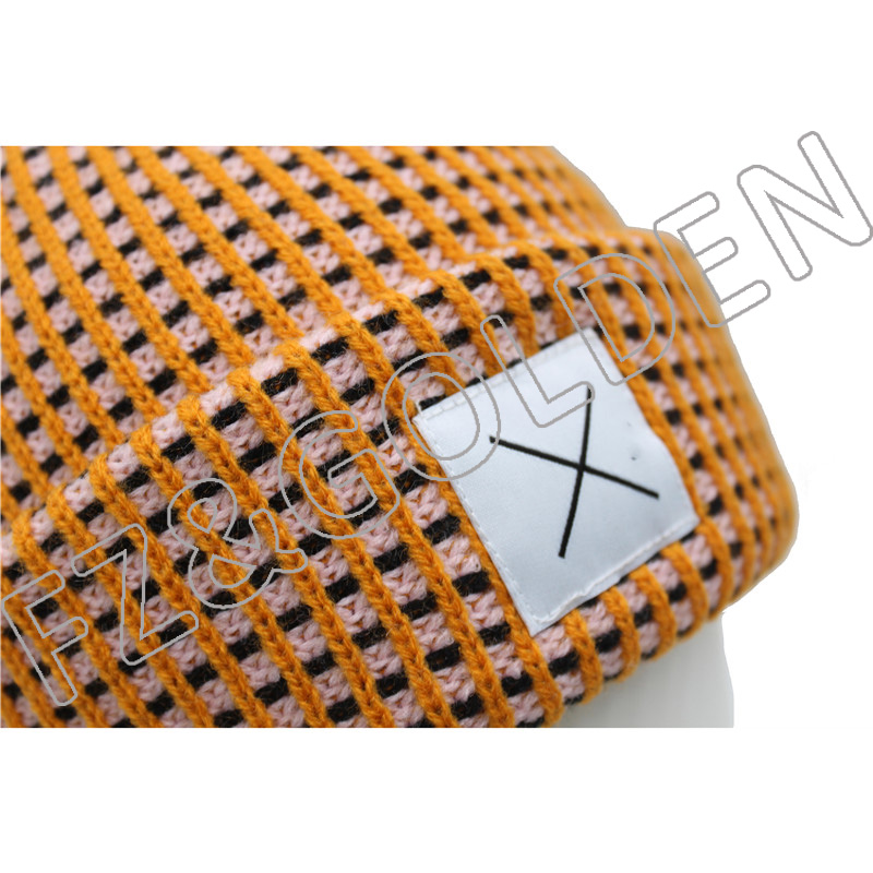 Wholesale Knit Beanie Manufacturers - 
 100% Acrylic Knitted Hat   - FUZHI