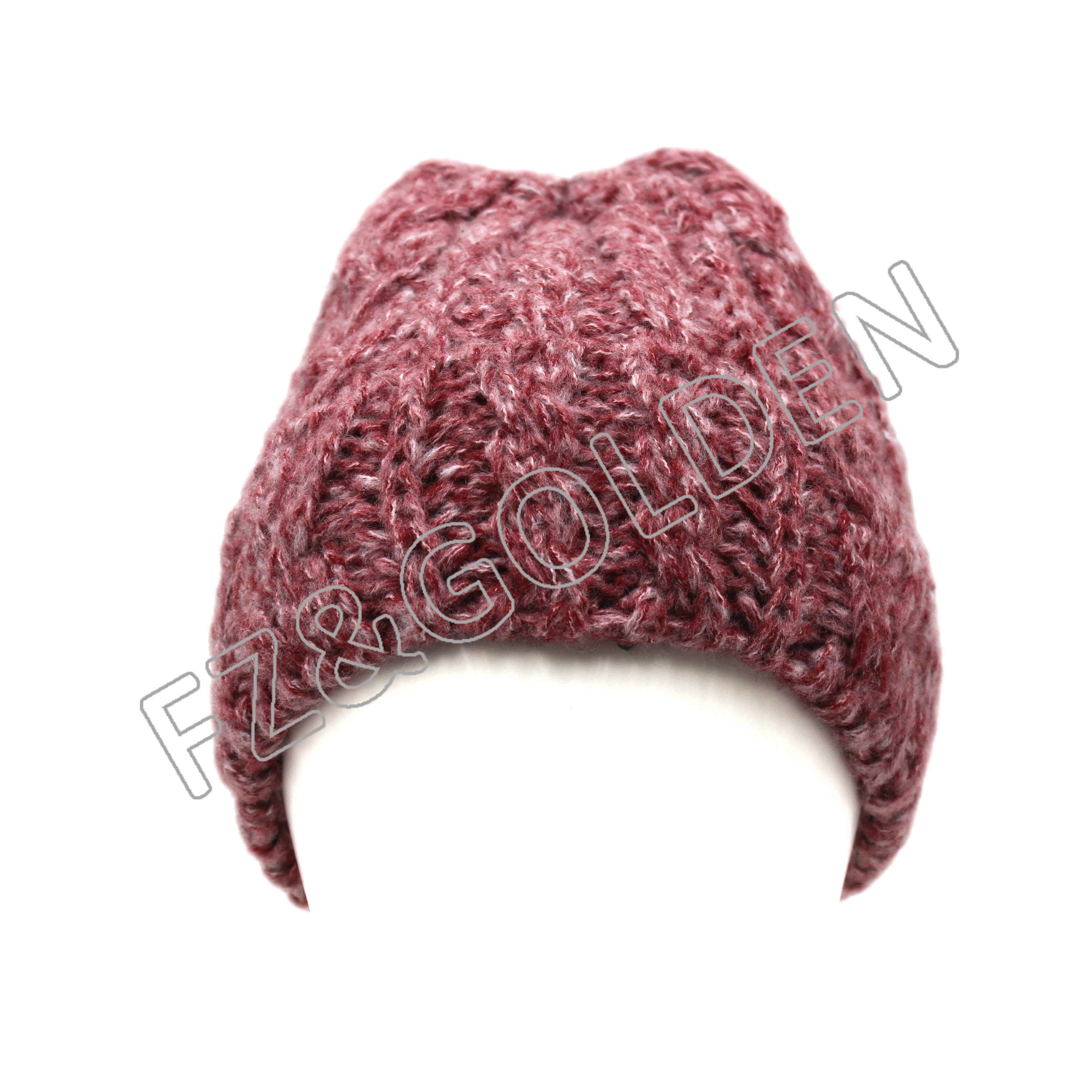 China Beanie Cap Suppliers - 
 100% Recycled Polyester Knitted Hat  - FUZHI