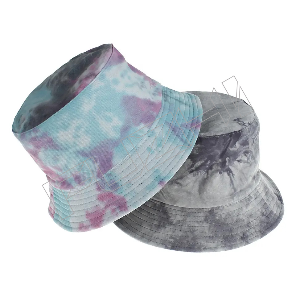 FZFH20250625-9 Fashion cool custom digital printed reversible buckets hats sublimation caps
