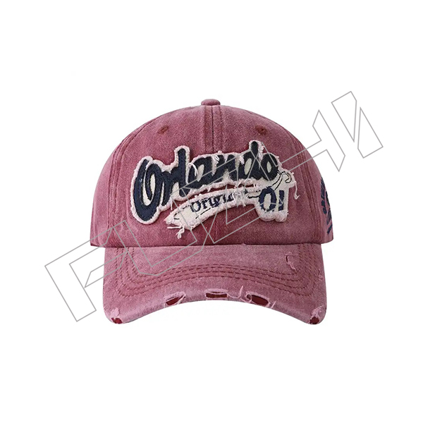 FZBSWS20250623 Custom logo boston red sox bright colored baseball cap with metal clasp