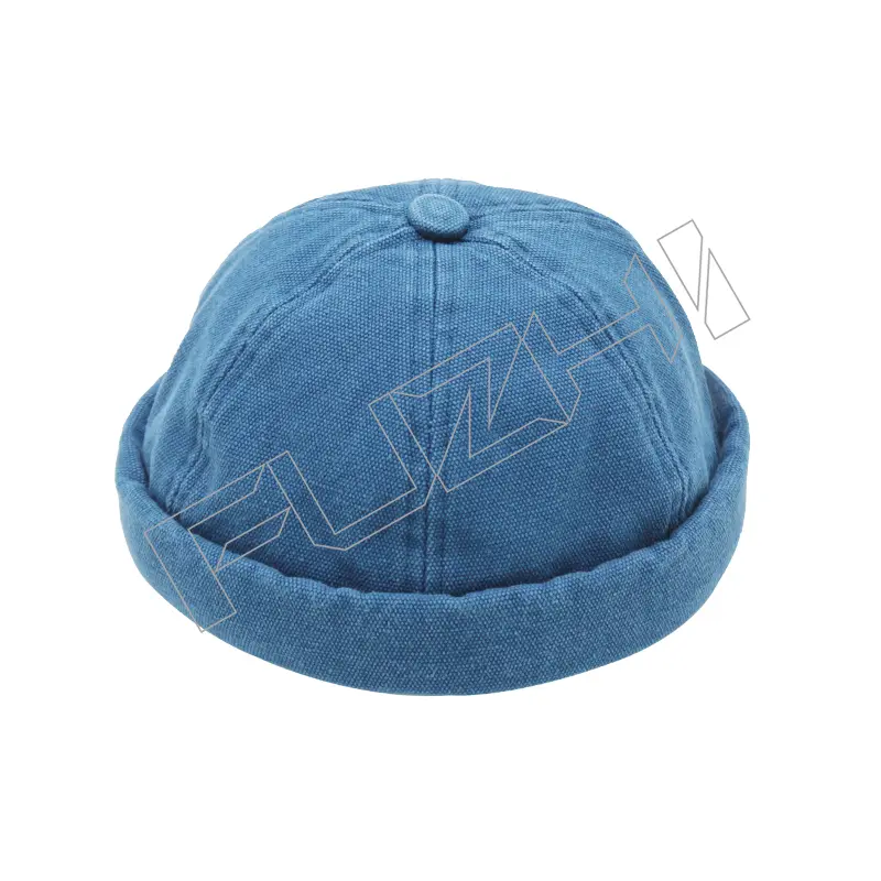 FZDL-1006 Fashion Street trend Casual dairy life oxford fabric melon skin hat bowler hat skull cap