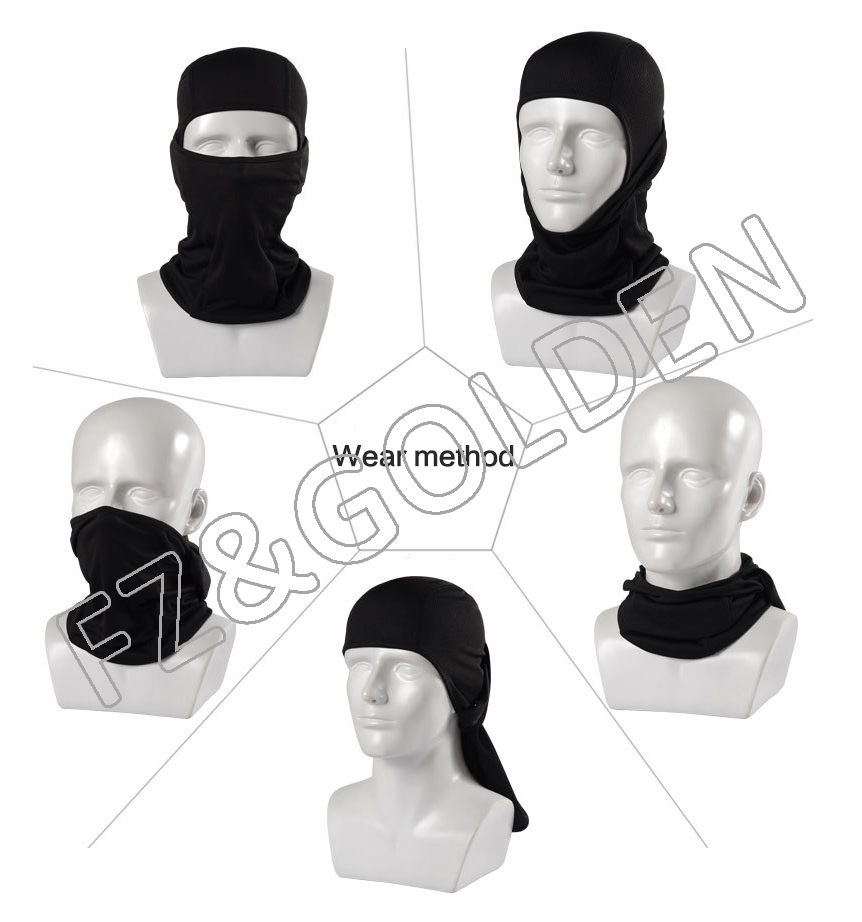 China High Quality Beanies Suppliers - 
 UV Protection Men Women Sun Hood Tactical Lightweight Ski Motorcycle Running Riding Balaclava Face Mask  - FUZHI