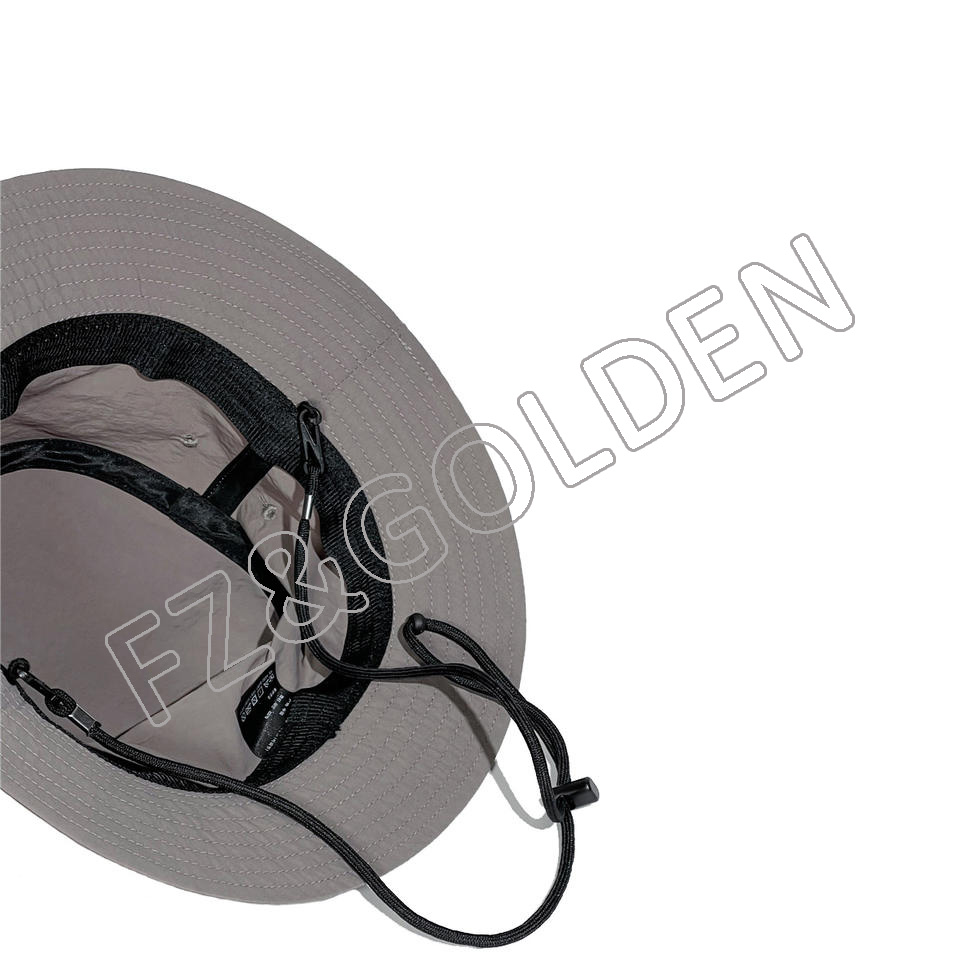 High-Quality Hat For Winter - 
 Salahe Unisex Cotton Solid Color UPF50 UV Boonie Beach custom bucket hat logo Cap  - FUZHI