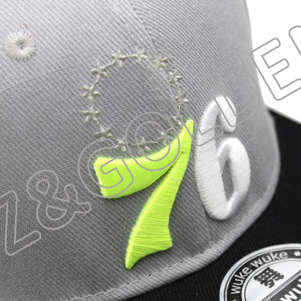 Promotional Baseball Cap Factory - 
 6 Panel 3D Printed Cotton Baseball snapback hat  - FUZHI