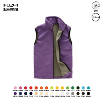 FZJA-1002 Lightweight fleece casual vest polar fleece vest