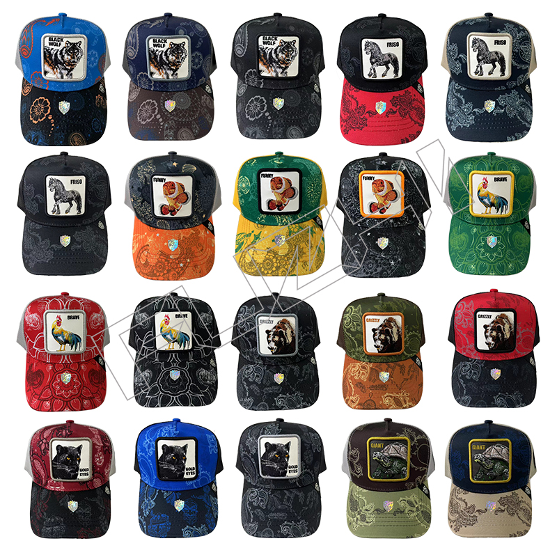 FZBC-5034 Customize animal mesh baseball cap