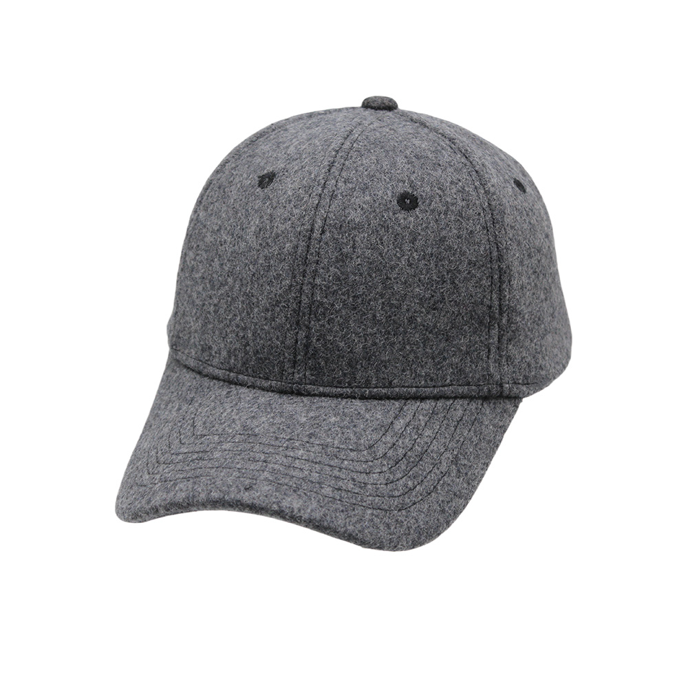 FZWT-1002 6 panel imitation woolen baseball cap