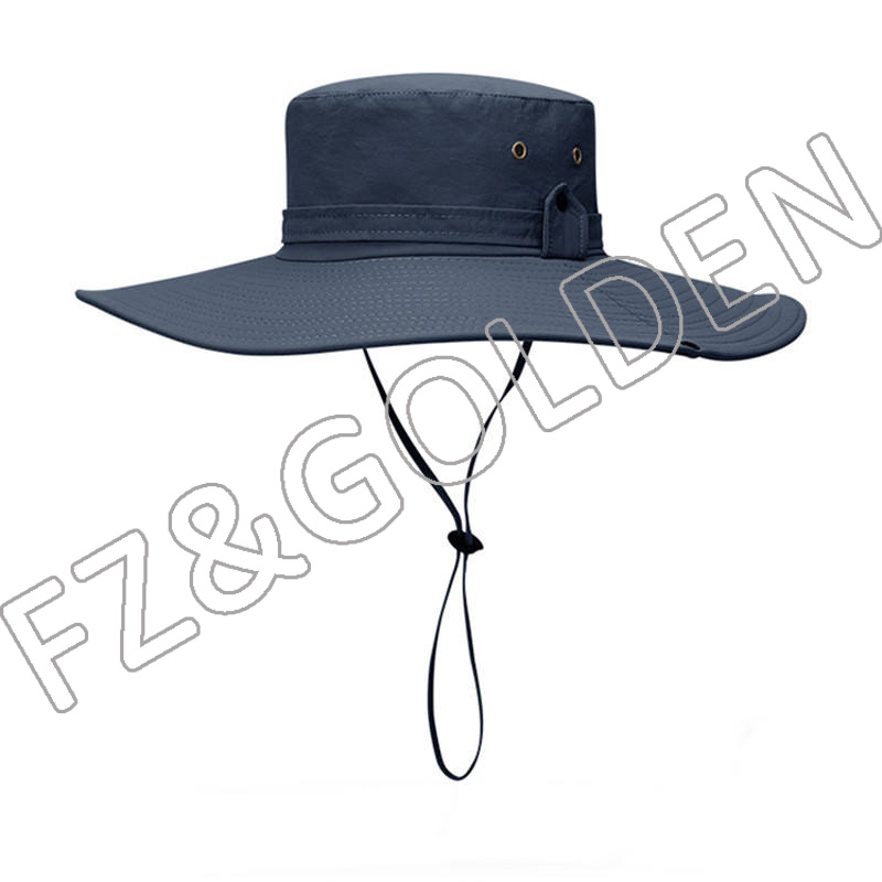 Wholesale Hat Suppliers - 
 Waterproof Sun Outdoor UV Protection Bucket Mesh Boonie Adjustable Fishing hats & caps  - FUZHI