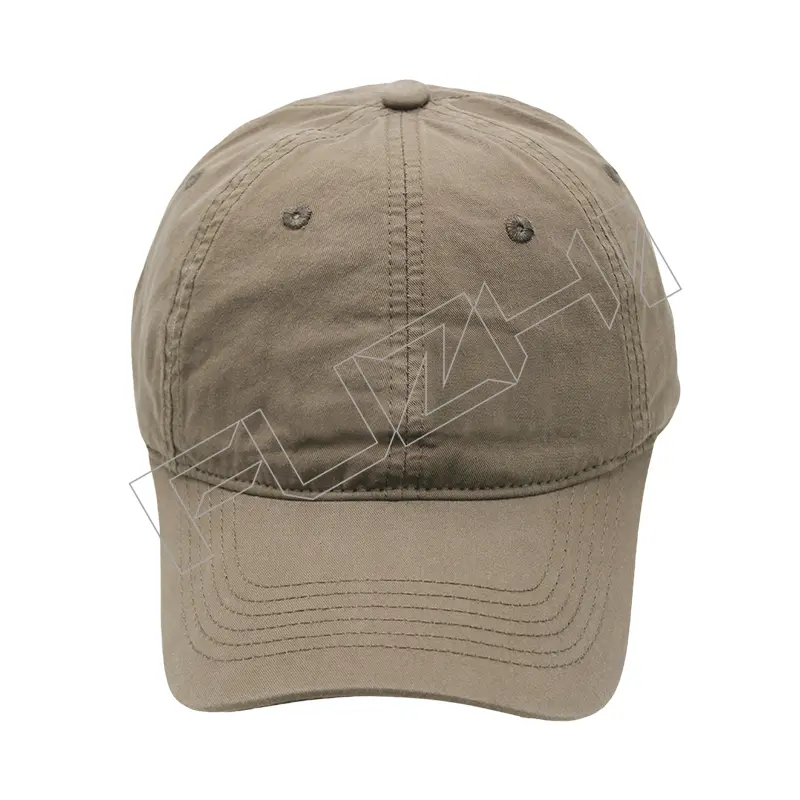 FZDL-1001 New dairy life 6 panel pure color cotton outdoor simple and casual curved eaves baseball cap