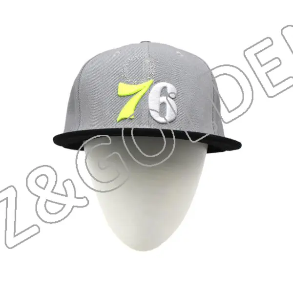 Best-Selling Hip Hop Cap Supplier – 
 6 Panel 3D Printed Cotton Baseball snapback hat  – FUZHI