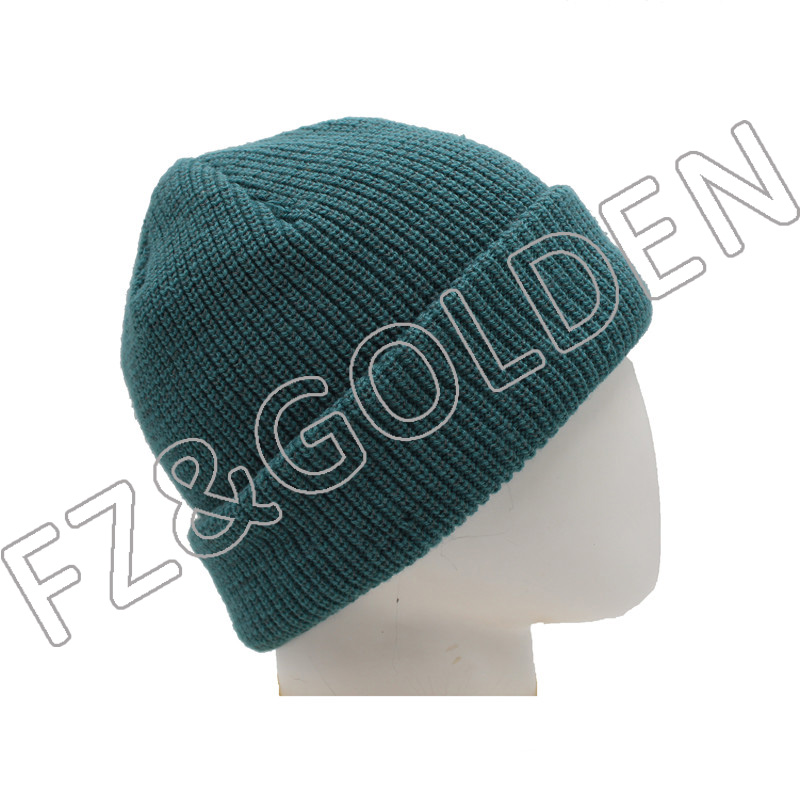 High-Quality Reflective Scarf Manufacturers - 
 Reflective Adult Polyester Knitted Hat  - FUZHI