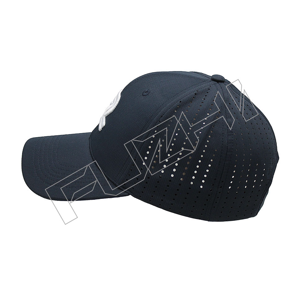 FZSC-1004 6 panel laser holes baseball cap