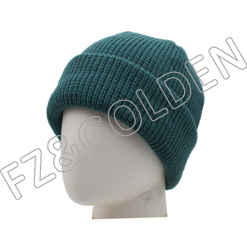 High-Quality Reflective Scarf Manufacturers - 
 Reflective Adult Polyester Knitted Hat  - FUZHI