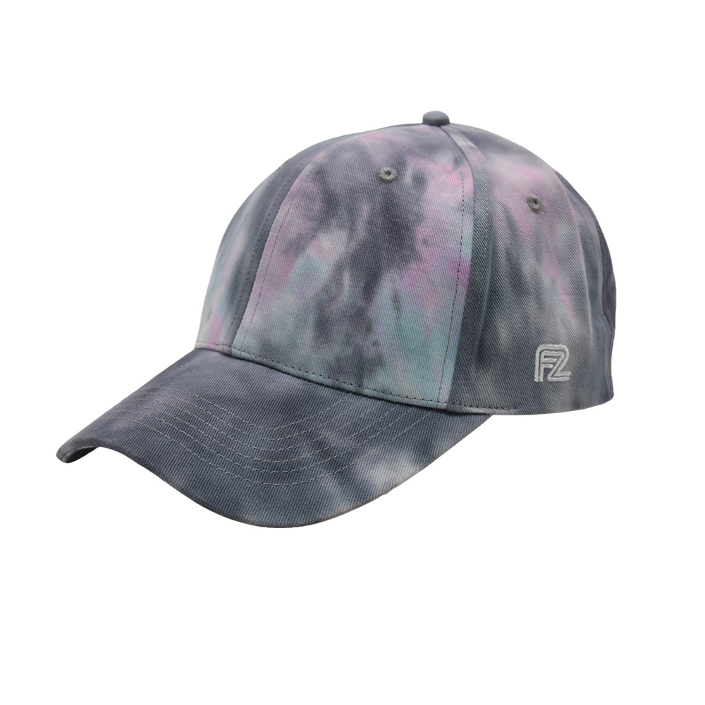 FZBS-1010 Trendy 6 panel tie-dye casual cap baseball cap