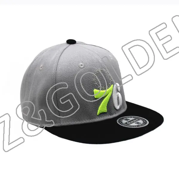 Best-Selling Hip Hop Cap Supplier – 
 6 Panel 3D Printed Cotton Baseball snapback hat  – FUZHI