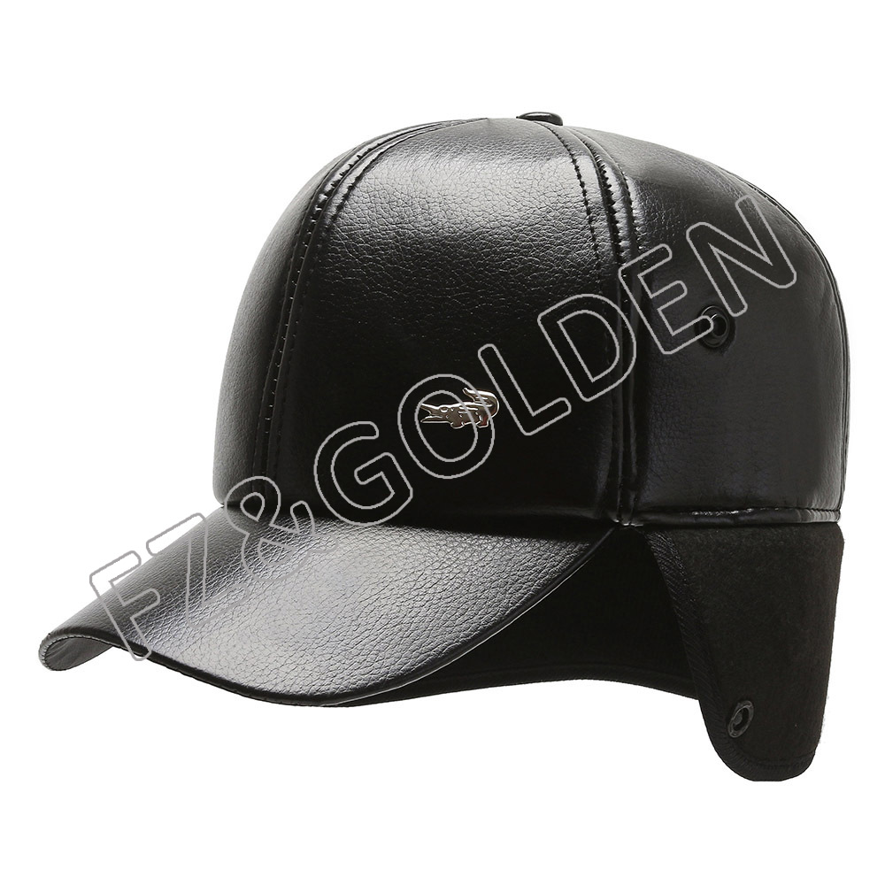 Discount Cap Custom Suppliers - 
 Winter Warm Mens Leather Winter Cap  - FUZHI