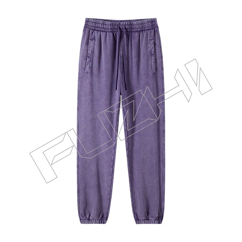 FZPA-2356 New men’s and women’s general fashion washed cotton casual loose pants retro sweatpants