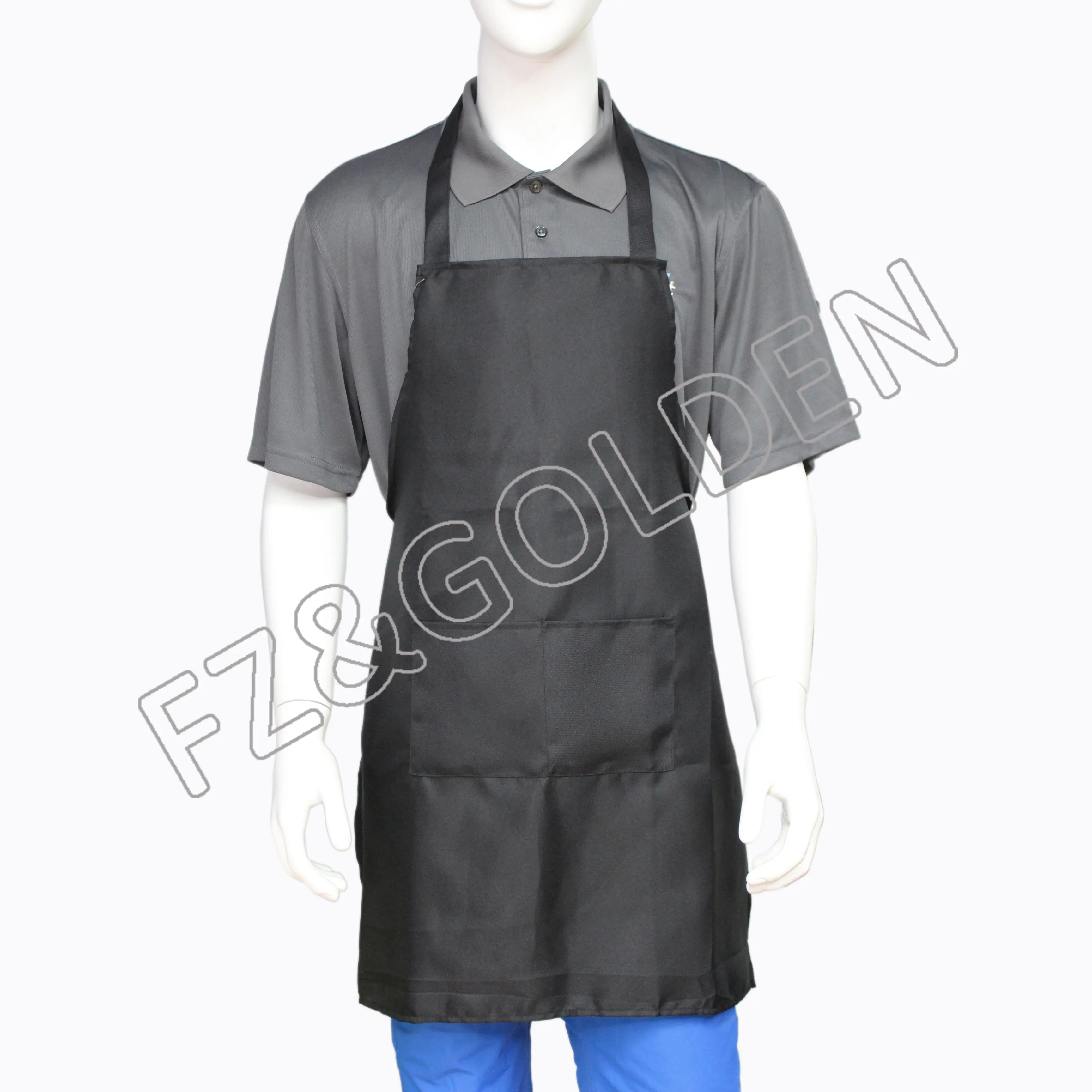 Wholesale Kitchen Apron Manufacturer – 
 Polyester Apron With Two Pocket  – FUZHI