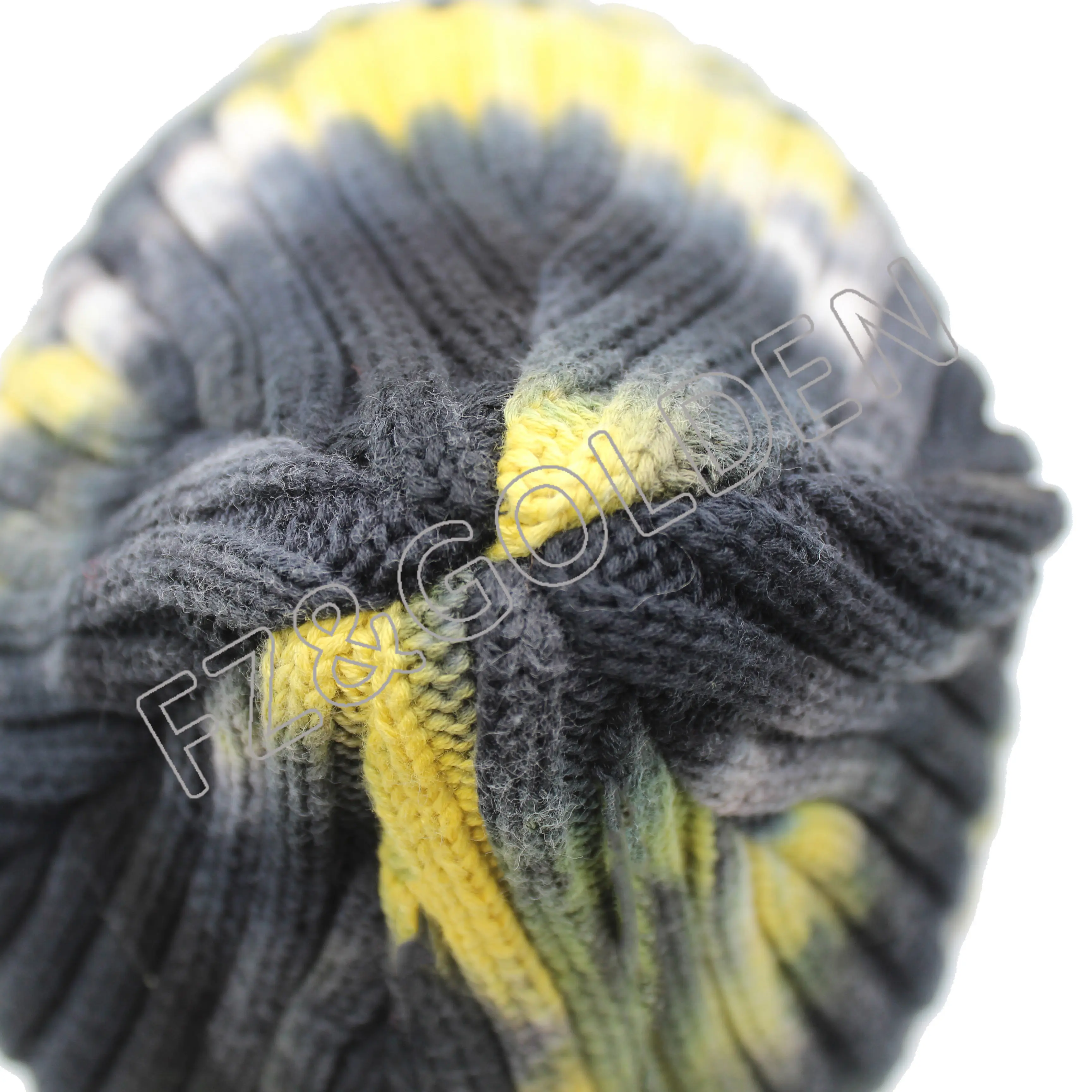 High-Quality Beanie Hats – 
 100% Cotton Tie-dyed Knitted Hat  – FUZHI