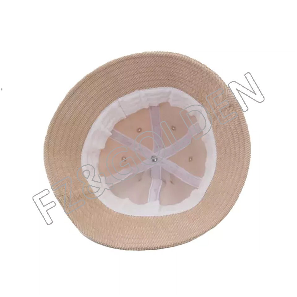 OEM/ODM Wool Hat Suppliers - 
 Custom design kids sun hat bucket cap plain children  - FUZHI