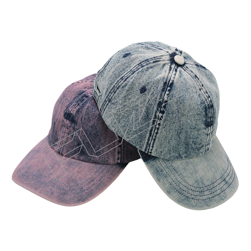 FZBC-6103 New denim washed vintage cap men's and women's outdoor fashion trend sports casual baseball cap denim washed cap with wide brim