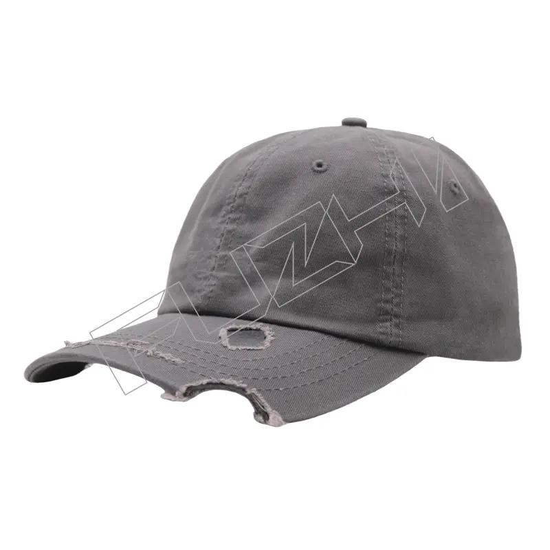 FZBC-6106 New broken hole baseball cap men and women broken washed vintage cap young couple tide washed broken hole cap