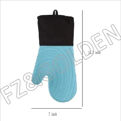 China Kitchen Gloves – 
 Heat Resistant Silicon Kitchen Oven Glove  – FUZHI