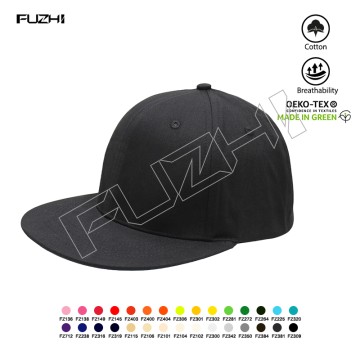 FZSN-8001 6 panel snapback elastic sweatband cap