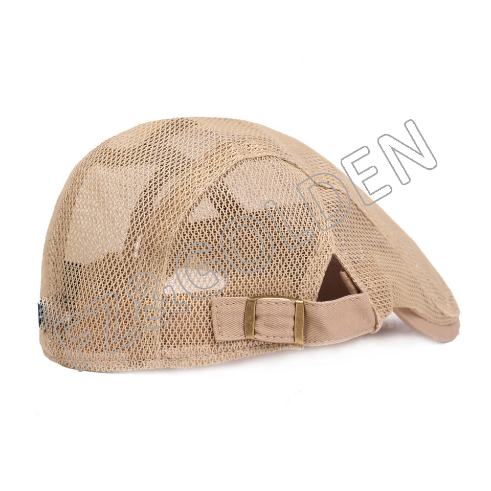 High-Quality Custom Hat - 
 Men's Mesh Breathable Summer Beret for Driving Hunting  - FUZHI