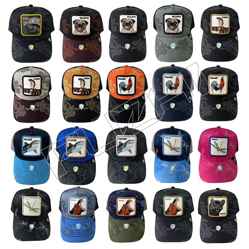 FZBC-5034 Customize animal mesh baseball cap