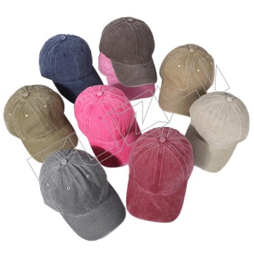 FZBC-5823 Customize high quality 6 panel color washed cotton baseball cap