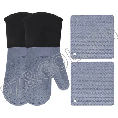 High-Quality Kitchen Gloves Supplier – 
 Silicone Kitchen Oven Mitts and Pot Holder   – FUZHI