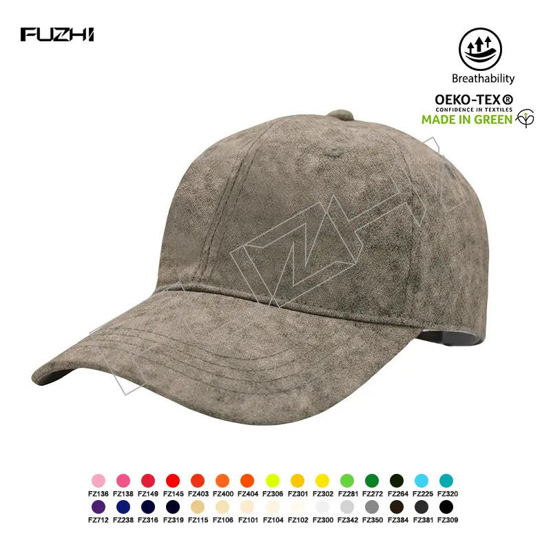 FZDL-1002 New fashion dairy life 6 panel fade color elastic baseball cap
