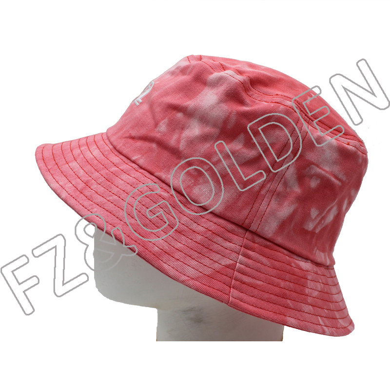 Export Packable Hat Manufacturer - 
 100% Cotton Tie-dyed Adult Hat   - FUZHI