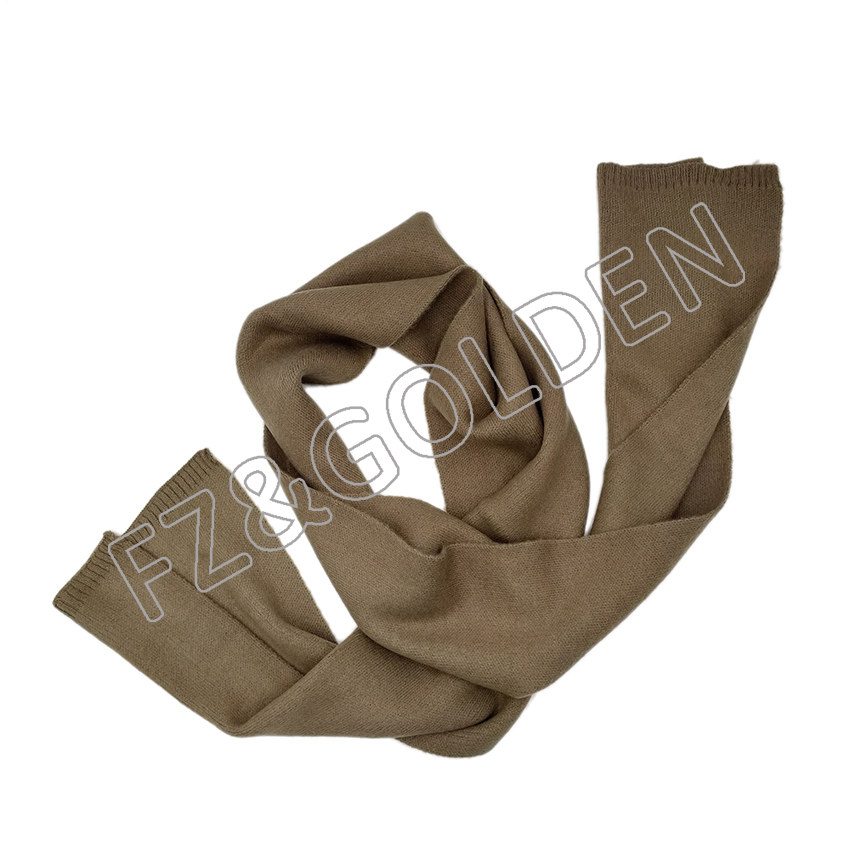 Woven Knitted Cashmere Long Wool Scarf  - FUZHI