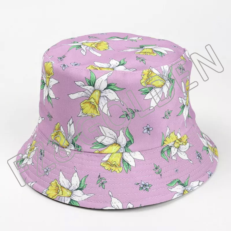 FZFH20250716-2 Wholesale Custom Logo All Over Printing tie dye Women Beach Bell Gorras Summer Fisherman Quick Dry Fit Sun Cap bucket hat