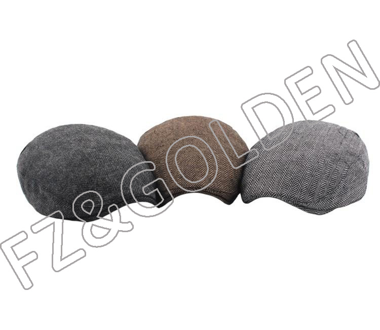 Wholesale Baseball Hat Factory -   Wonderful Fashion Men's Classic Wool Blend Gatsby Newsboy Ivy Hat  - FUZHI