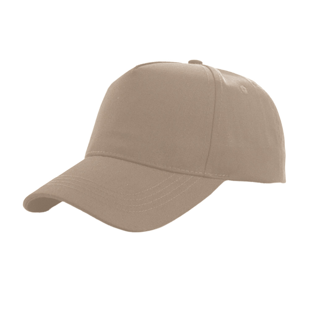 FZBC-5212 5 panel organic cotton baseball cap