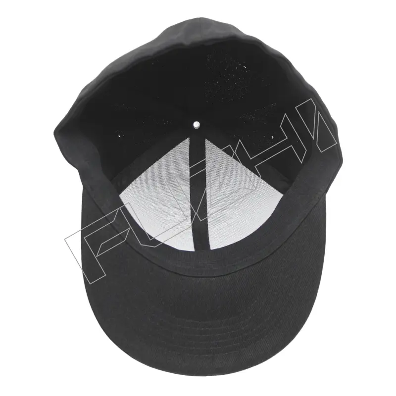 FZSN-8001 6 panel snapback elastic sweatband cap